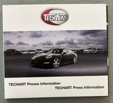 TechArt Porsche Tuning Presse Information Auto-Salon Genf 2011 CD ROM Selten