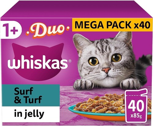 40x 85g whiskas duo surf - 40x, und