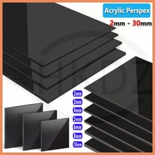 Schwarz Plexiglasplatte