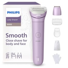 Philips Lady Shaver Series 8000 - kabelloser elektrischer Rasierer, nass und