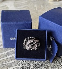 Original Swarovski Chic Zebra Ring Size 55