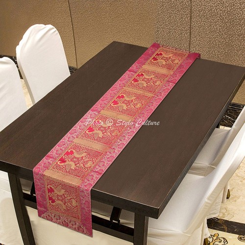 Bohemian jacquard tischläufer - jacquard,