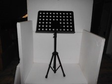 Orchesternotenpult mit Lochplatte Topline K & M 11940 schwarz