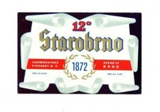 Tschechien Bieretikett -