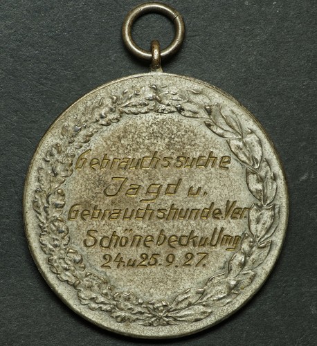 Hundezucht medaille 1927 - medaille,