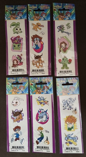Digimon sticker tattoo - 6, x