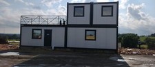 Vierfachcontainer- Baubüro /