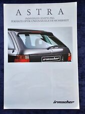 OPEL Astra F, Irmscher Prospekt 11.1997  individuelles Styling