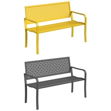 Gartenbank 2-Sitzer Metall
