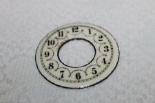 De04) originales franz.Uhrenzifferblatt Ring für Wecker Werk Kaminuhr  um 1900