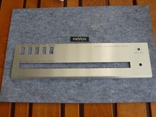 REVOX A 76 Tuner Bedienschild / Neu/Original / silber