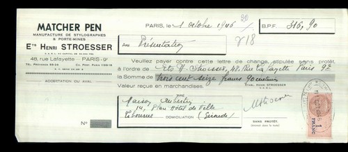 Matcher pen henri - matcher, stoesser