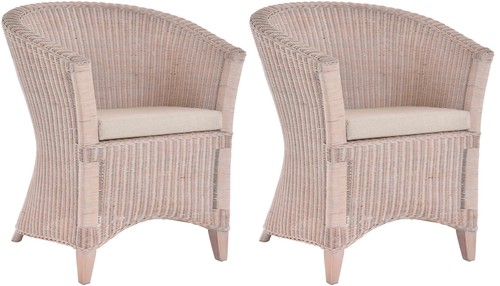 Set rattansessel ken - set/2,