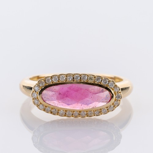 Ring aus 585er gelbgold mit - aus,