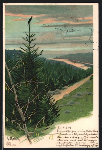 Künstler alfred mailick - künstler-ak,