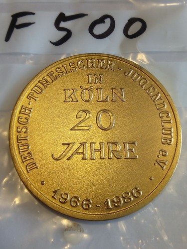 Medaille deutsch tunesischer - medaille,
