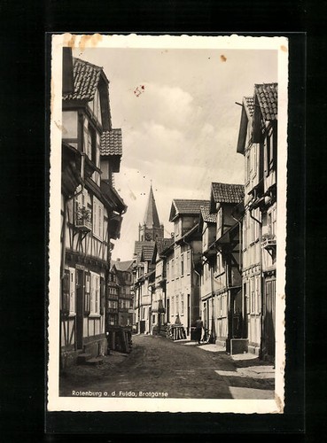 Ansichtskarte rotenburg d - rotenburg, a.