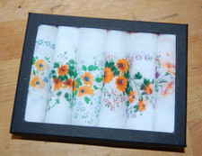 Damen-Taschentücher Blumen