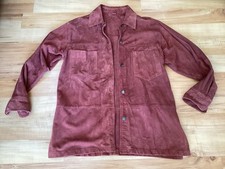 Leder Hemd Jacke Große 38