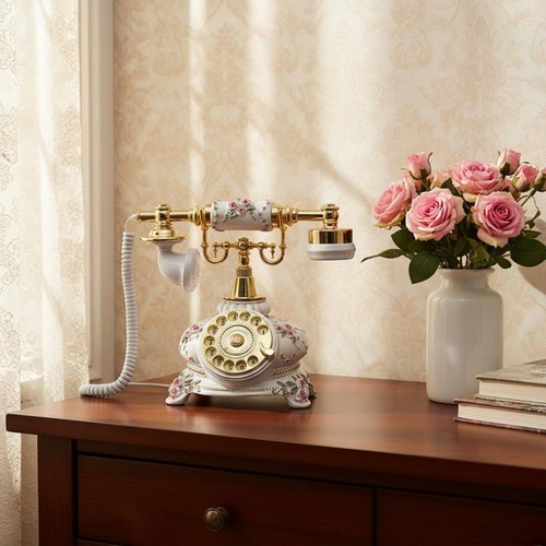 Vintage telefon mit - vintage-telefon,