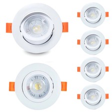 LED Einbaustrahler flach 7W 5W 3W Warmweiß Einbauspot Deckenstrahler Deckenspot
