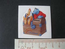KÄPT'N BLAUBÄR + HEIN BLÖD Postbank sparen Spardose Sticker Aufkleber Werbung
