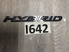 TOYOTA "HYBRID" CHROM SCHRIFTZUG HECKKLAPPE NEU ORIGINAL 7547378010	         C1D