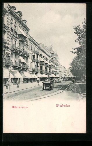 Wiesbaden ansichtskarte - wiesbaden,,