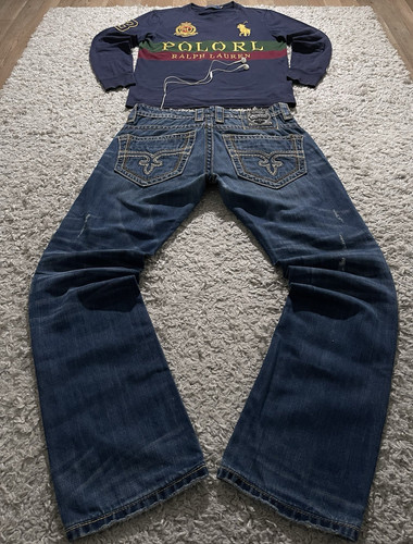 Rock revival herren jeans - rock,