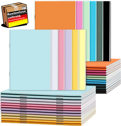 Mini notizbuch 9x14 liniert - notizbuch,