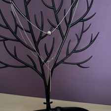 Elegante Y-Kette Silber –