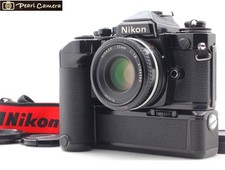 [Fast neuwertig] Nikon FE2 schwarze analoge Kamera Ai-s Pancake 50 mm f/1.8...