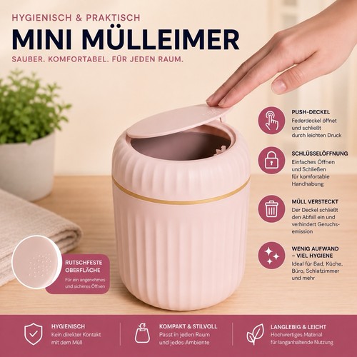 Runder mini tischmülleimer - mini,