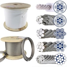 Edelstahldrahtseil 1x19 7x19