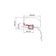 Fiamma F40van Adapter für VW