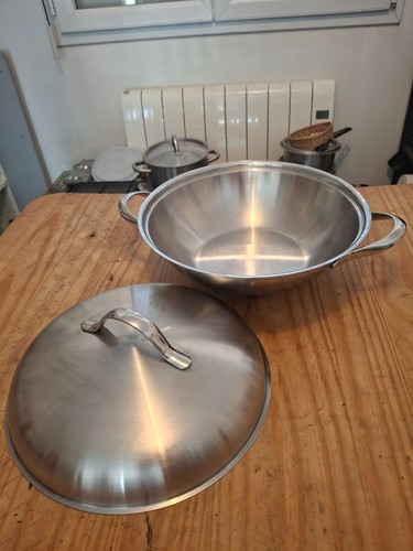 Edelstahl wok fissler - 18-10,