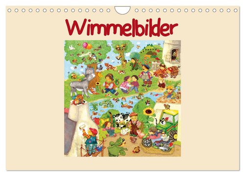 Wimmelbilder wandkalender - wimmelbilder, (wandkalender