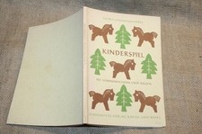 Buch Spiele im Kindergarten Kinderspielzeug Kinderspiel Vorschule 1958
