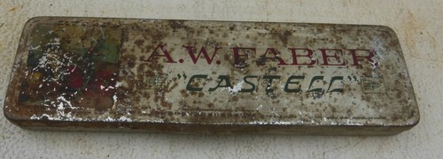 Alte blechdose faber - blechdose, a.w.