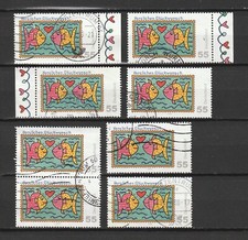 8x Post: Rizzi Herzlichen Glückwunsch Deutschland BRD 2008 Mi-Nr. 2645, gest.