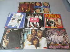 7" Single Vinyl Sammlung 8x Abba
