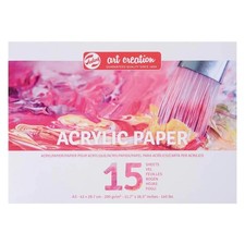 Malpapier Block für Acrylfarben A3 290 g 15 Blatt ideales Acrylmalpapier