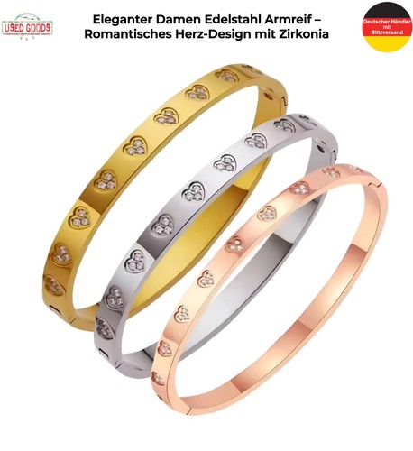 Damen armreif edelstahl - damen,