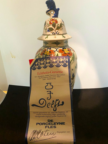 Delft vase porceleyne - de,