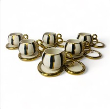 Luxus Gold Espressotassen 12