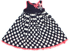 NEXT Kleid Party-Kleid festlich Trägerkleid Polka Dots - Gr. 104 blau