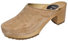 Moderne High Heels HOLZ CLOGS