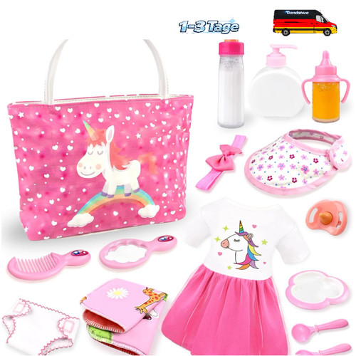 Baby puppe zubehör set - puppe, 15