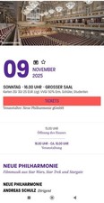 2 konzert tickets Berlin. HEUTE StarWars -Film Musik