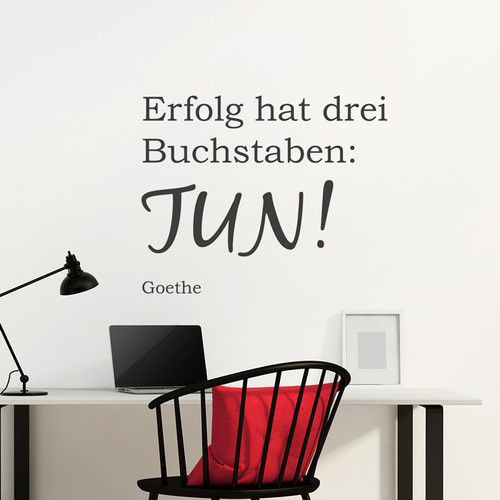 Wandtattoo zitat erfolg - zitat, "erfolg